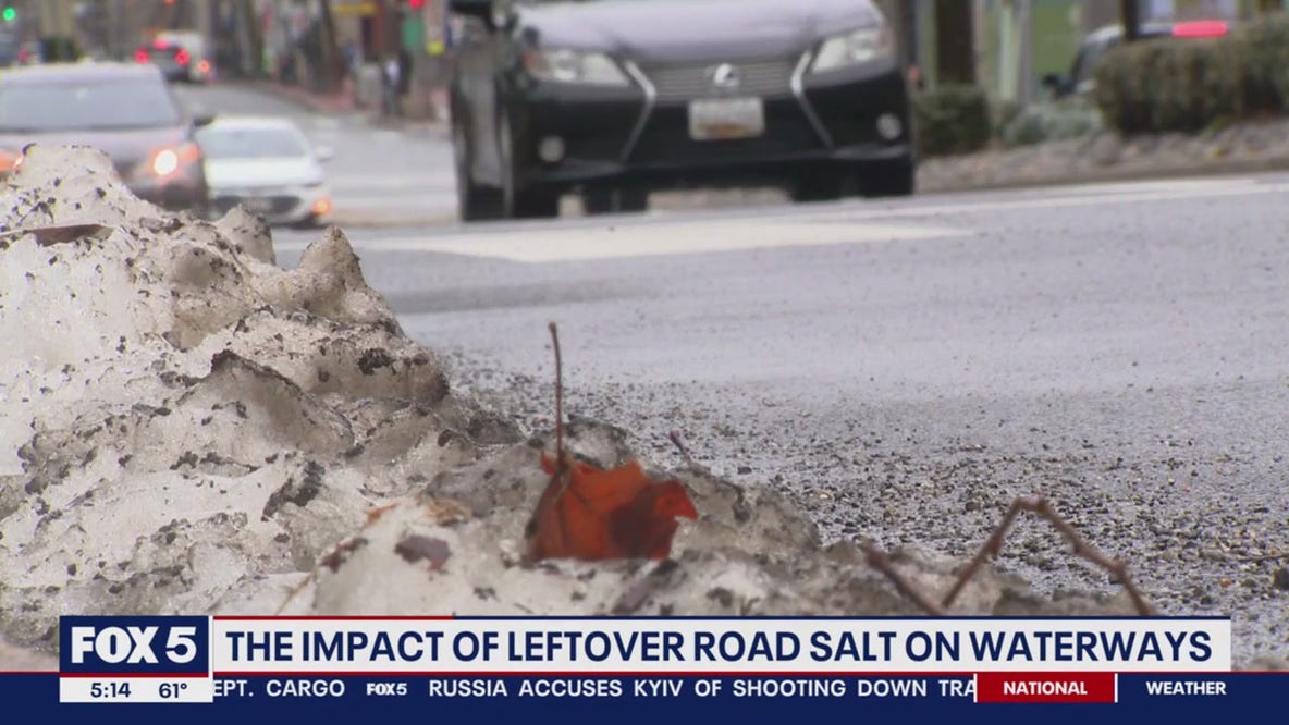 How leftover road salt affects waterways